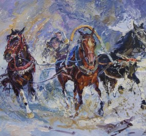 Картина "Тройка"