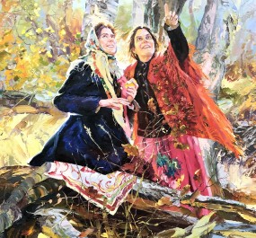 Картина "Журавли улетают"
