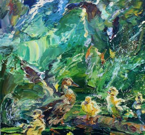 Картина "Изумрудные воды"