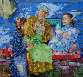 Картина "Бумажные куколки"