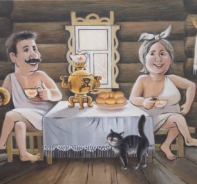 Картина "После баньки"