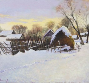 Картина "Вечереет"