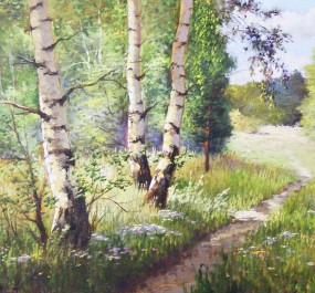 Картина "Ягодная поляна"
