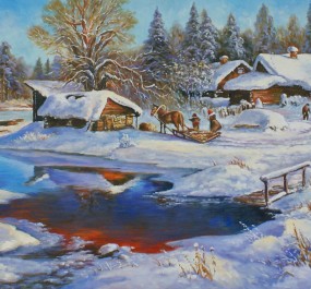Картина "Повозка"