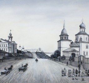 Картина "Тюмень, начало ХХ века"