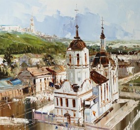 Картина "Вид Тобольска"