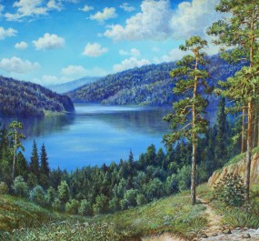 Картина "Лесные дали"