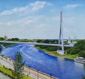 Картина "Мост влюбленных"