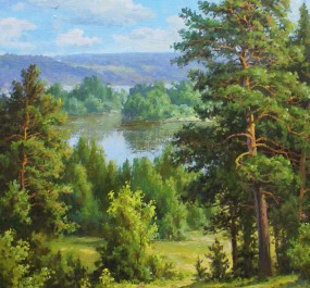 Картина "Сосны"