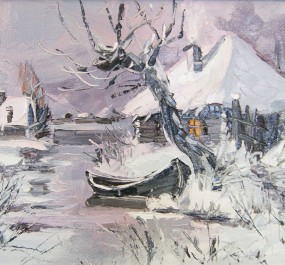Картина "Вечереет"