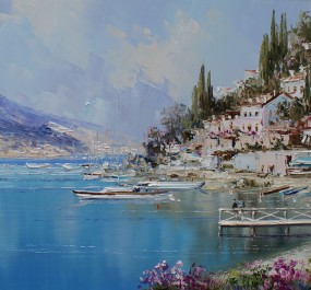 Картина "Багряный остров"