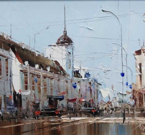 Картина "город Тюмень"
