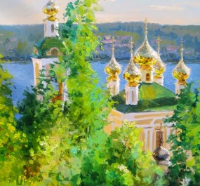 Картина "Золотые купола"