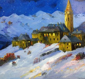 Картина "Альпы"