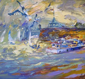 Картина "Шелест Невского прибоя"