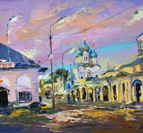 Картина "Розовый вечер"