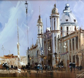 Картина "Италия, Рим"