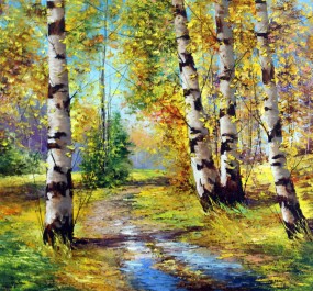Картина "Берёзки"