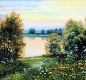 Картина "На зорьке"