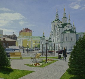 Картина "Спасская церковь"