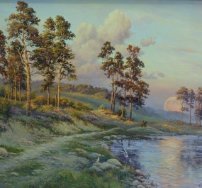 Картина "Вереск на берегу"