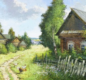 Картина "Лето в Боголюбовке"